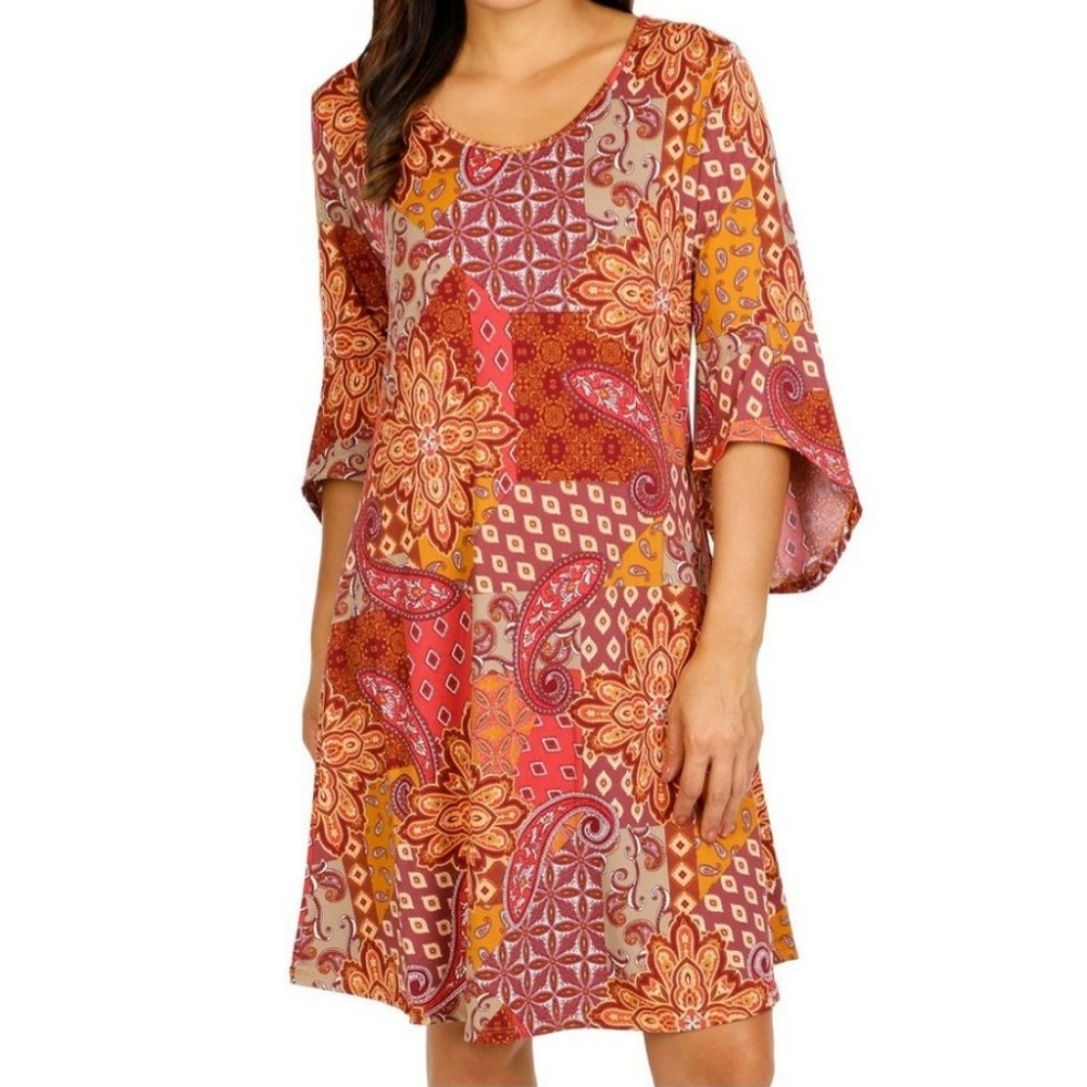 Women's paisley dress